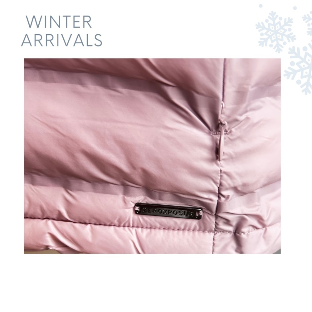 ZeroXposur Brianna Puffer Jacket Women's Size M Pink Quartz! - Picture 6 of 8